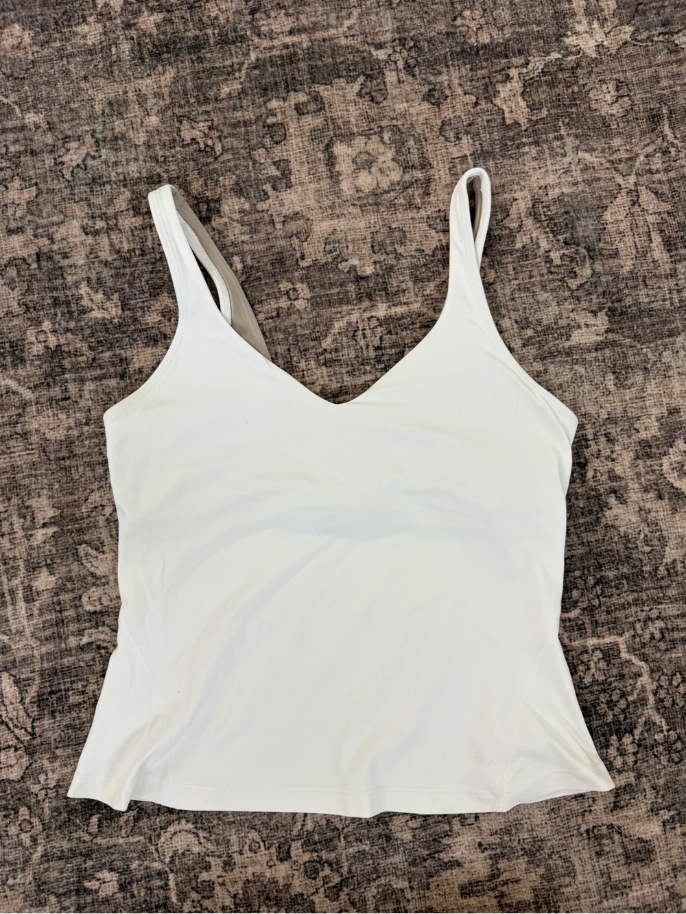 Lulu's White V-Neck Camisole Tank